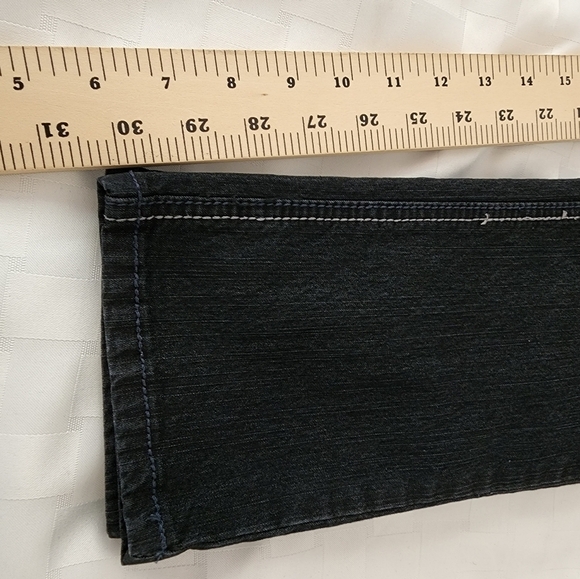 Y.MI Midrise Straight Leg  Black Women's Jeans Size 9 - Picture 7 of 7